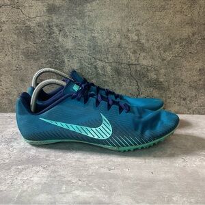 Nike Zoom Rival M Track Shoes Mens sz 11.5 - teal